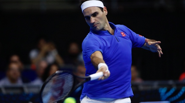 Roger Federer, de visita en la Argentina. Foto: EFE