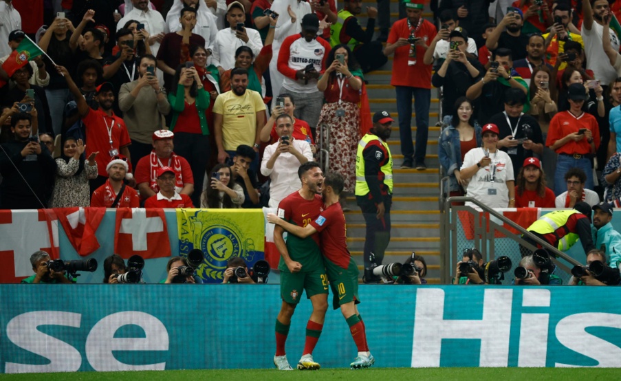 Portugal goleó a Suiza y se metió en los cuartos de final del Mundial