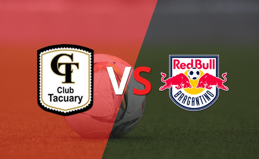 Arranca el partido entre Tacuary vs RB Bragantino