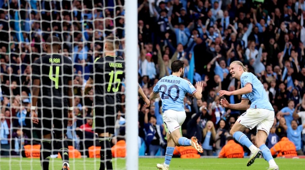 Con un gol de Julián, el City goleó a Real Madrid y es finalista de la Champions