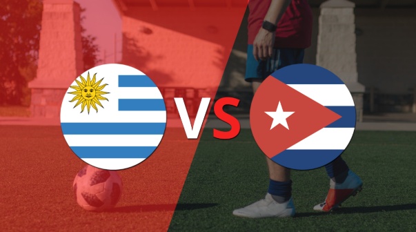 Por dos goles de diferencia, Uruguay se impone a Cuba