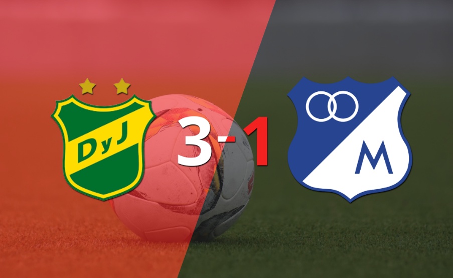 Defensa y Justicia logró sacar el triunfo ante Millonarios con triplete de Nicolás Fernández