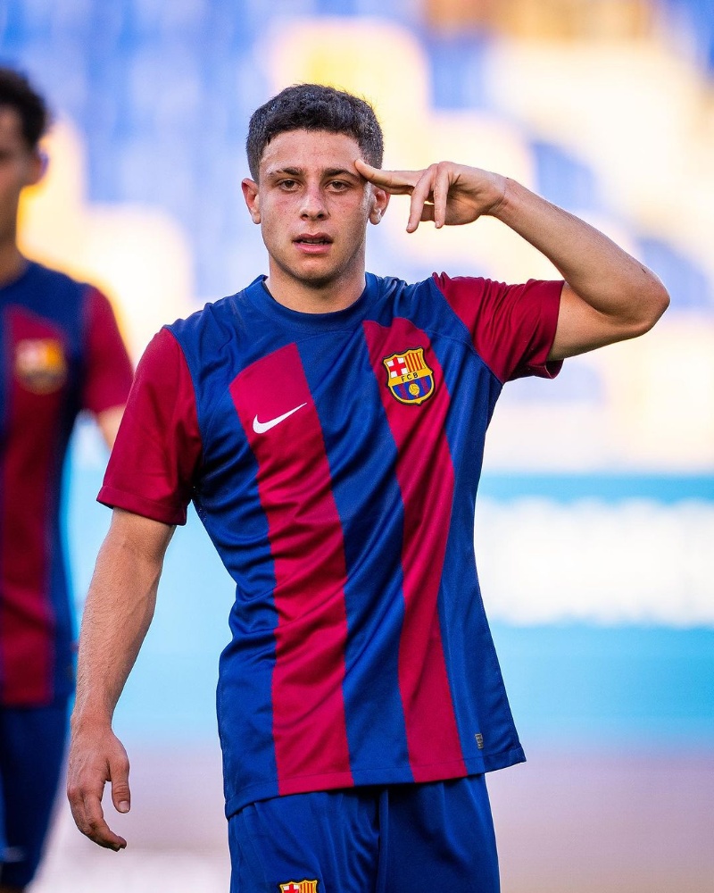 &nbsp;Lucas Román, futbolista del Barcelona B