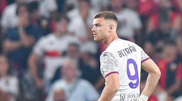 Lucas Beltrán, delantero de la Fiorentina