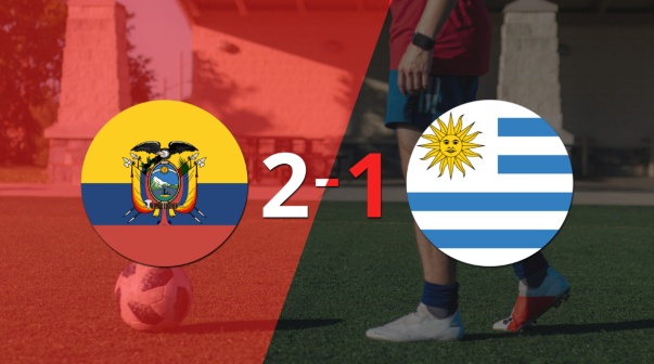 Félix Torres anota doblete en la victoria por 2 a 1 de Ecuador sobre Uruguay