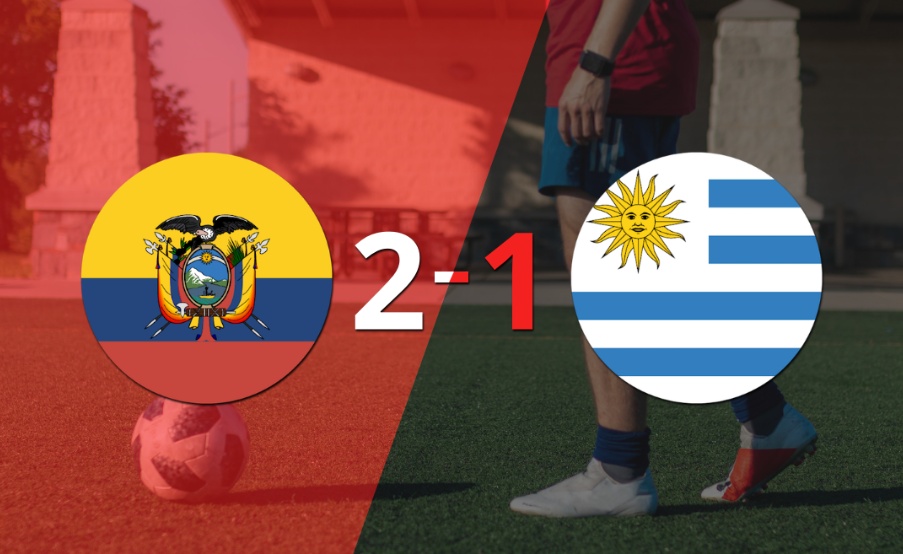 Félix Torres anota doblete en la victoria por 2 a 1 de Ecuador sobre Uruguay