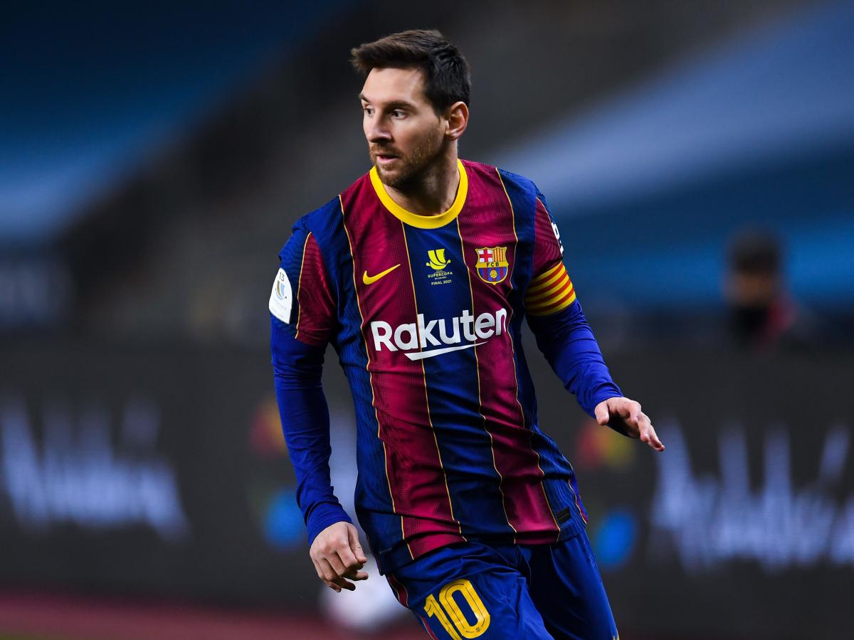 Messi con Barcelona.