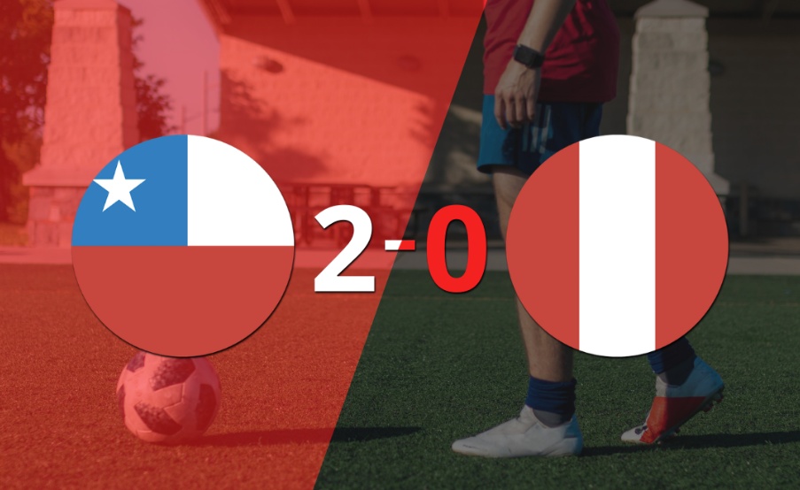Perú cayó 2-0 en su visita a Chile