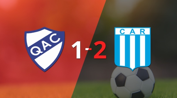 Racing (Cba) sacó el triunfo en casa de Quilmes