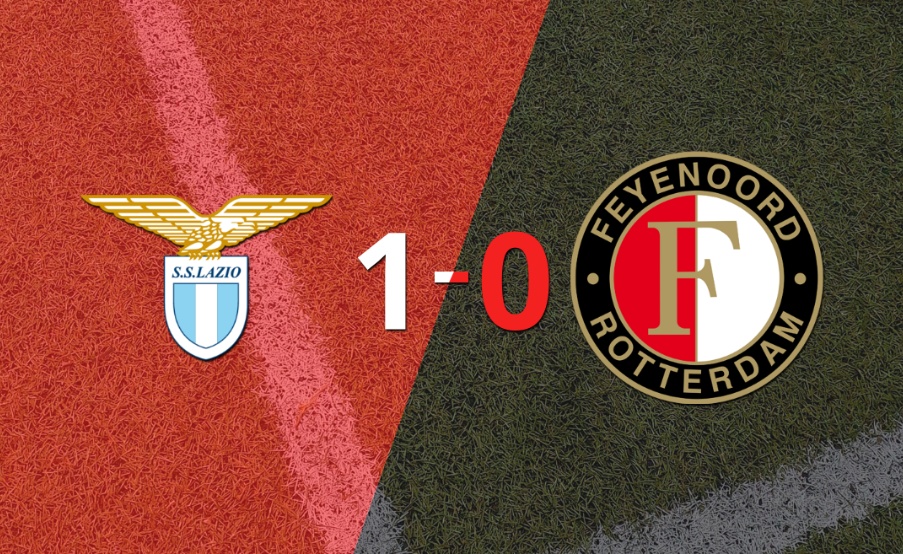 Con lo justo, Lazio venció a Feyenoord 1 a 0 en el estadio Stadio Olimpico
