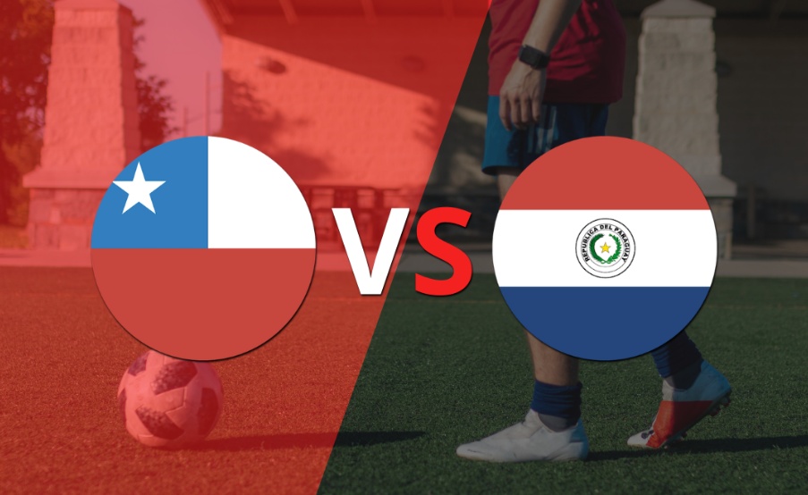 Inicia el segundo tiempo sin goles entre Chile y Paraguay
