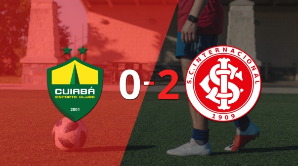 Cuiabá no pudo en casa con Internacional y cayó 2-0
