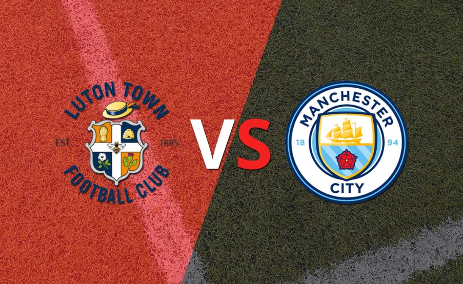 Se viene el descanso y Luton Town vence a Manchester City