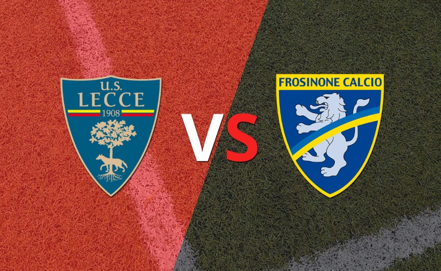 Se juega el segundo tiempo buscando el desempate entre Lecce y Frosinone