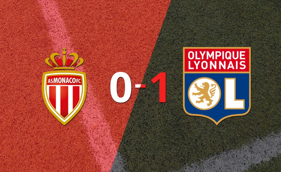 Olympique Lyon se quedó con el triunfo en una difícil visita a Mónaco