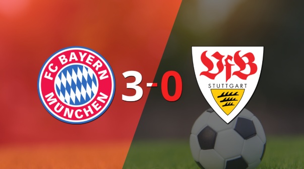Bayern Múnich golea 3-0 a Stuttgart y Harry Kane firma doblete