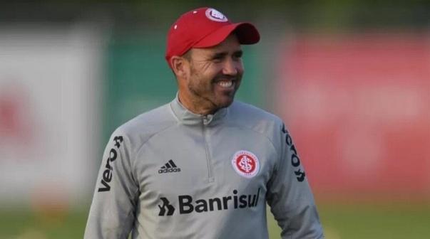 Eduardo Coudet, entrenador de Internacional de Porto Alegre