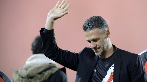 River Plate vs Sarmiento de Junin. Fecha 8 Liga Profesional. Futbol Argentina. Primera División. 28/7/2024 DEMICHELIS