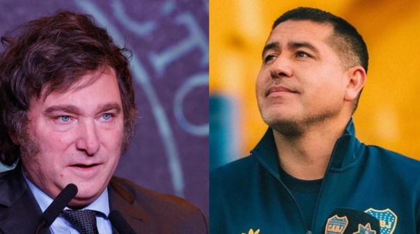 La nueva chicana de Javier Milei a Riquelme en Boca: 
