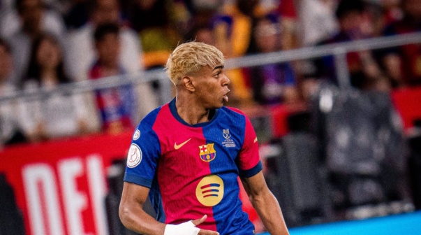 El Presidente del Barcelona, tajante sobre juntar a Lamine Yamal con Nico Williams