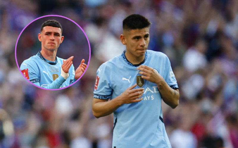 &nbsp;Phil Foden apuntó al Diablito Echeverri y sorprendió en Manchester City