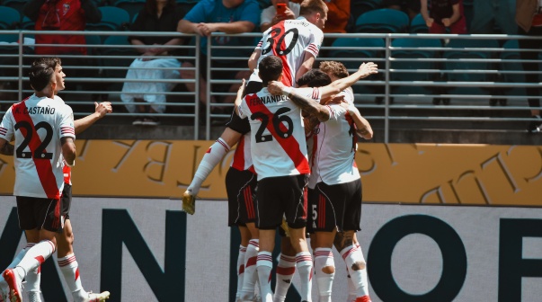 Los hinchas de River dijeron presente en Atlético de Madrid-Botafogo
