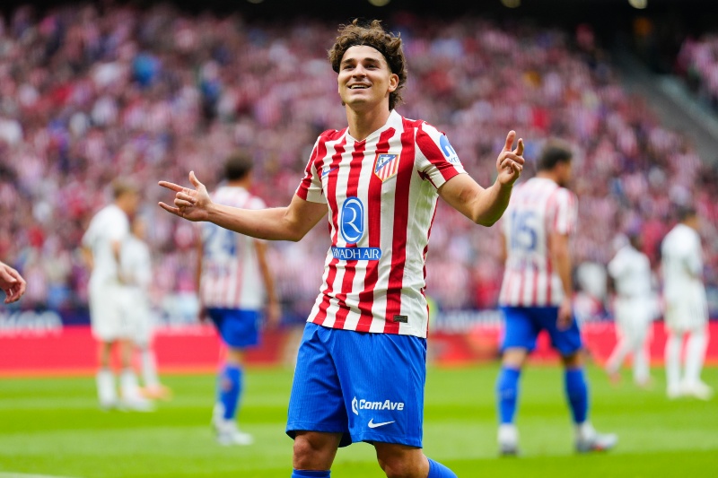 Clasicazo entre Atlético y Real Madrid, con dos goles de Julián Álvarez y sin Mastantuono&nbsp;
