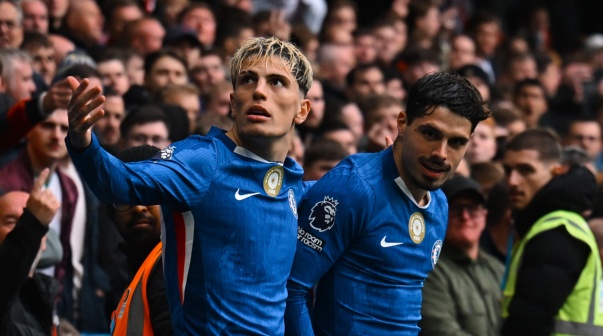 Garnacho volvió a apuntar contra el DT del Manchester United: 