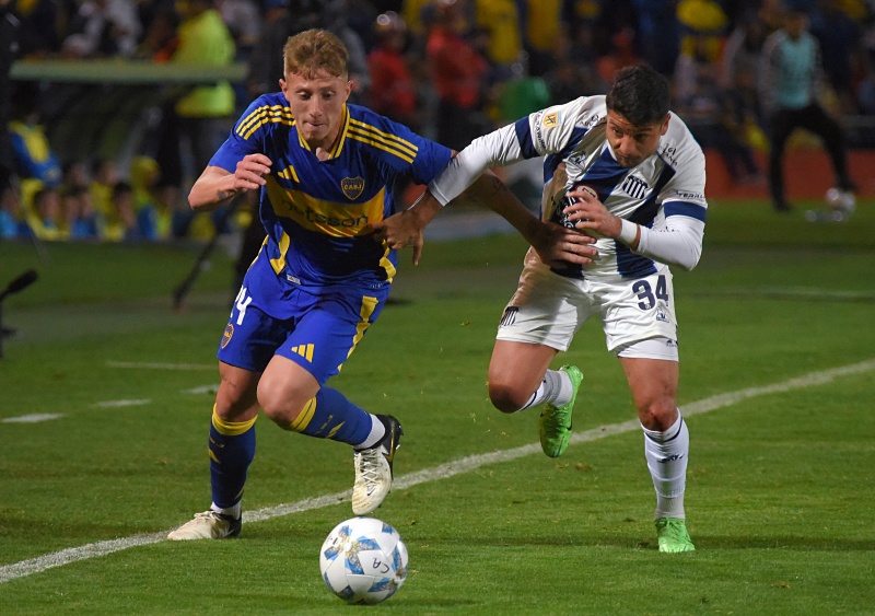 Juan Barinaga y Sebastian Palacios.Boca Juniors vs Talleres de Cordoba. Octavos de Final. Copa Argentina. Fotobaires. 7/9/2024