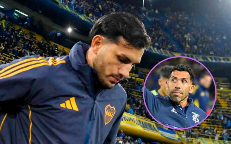 &nbsp;Las cámaras no lo captaron: el encuentro entre Tevez y Paredes en Boca vs Talleres