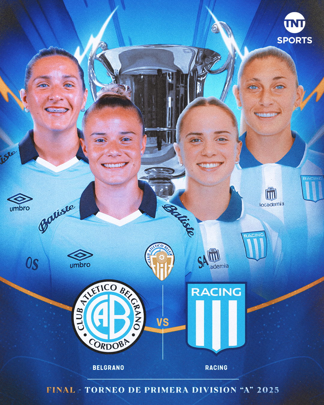 Romina Núñez, Julieta Paz, Agostina Holzheier y Rocío Bueno: Belgrano y Racing jugarán la final del Segundo Torneo Femenino