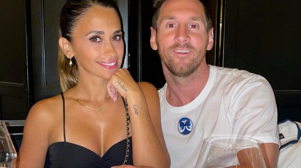 Lionel Messi y Antonela Roccuzzo