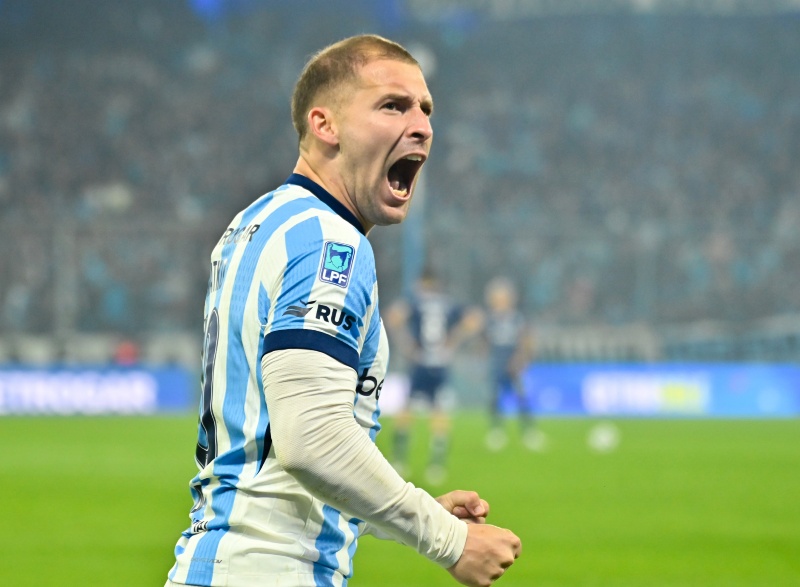 Matko Miljevic. Racing vs Gimnasia. Fecha 1 Torneo Clausura Liga Profesional Argentina.