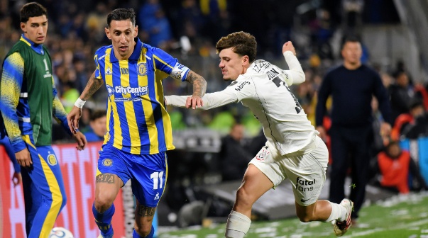 Angel Di Maria. Rosario Central vs Corinthians. Octavos de Final. Copa Conmebol Libertadores.