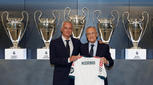 MOURINHO FUE PRESENTADO COMO DT DEL REAL MADRID