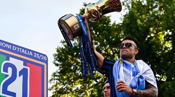 Lautaro Martínez campeón