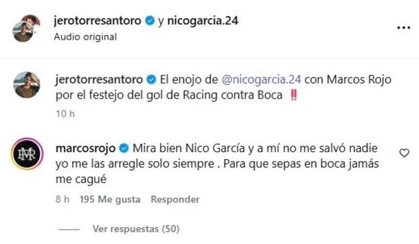 &nbsp;El comentario de Marcos Rojo